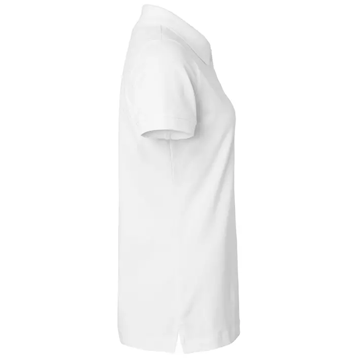 Top Swede women's polo shirt 189, White, large image number 2