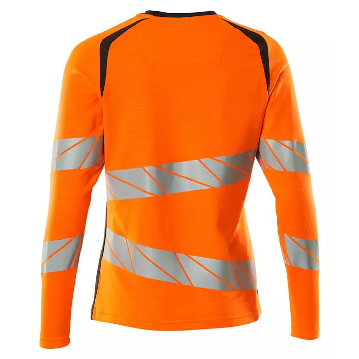 Mascot Accelerate Safe Damen langärmliges T-Shirt, Hi-vis Orange/Dunkles Anthrazit, large image number 1