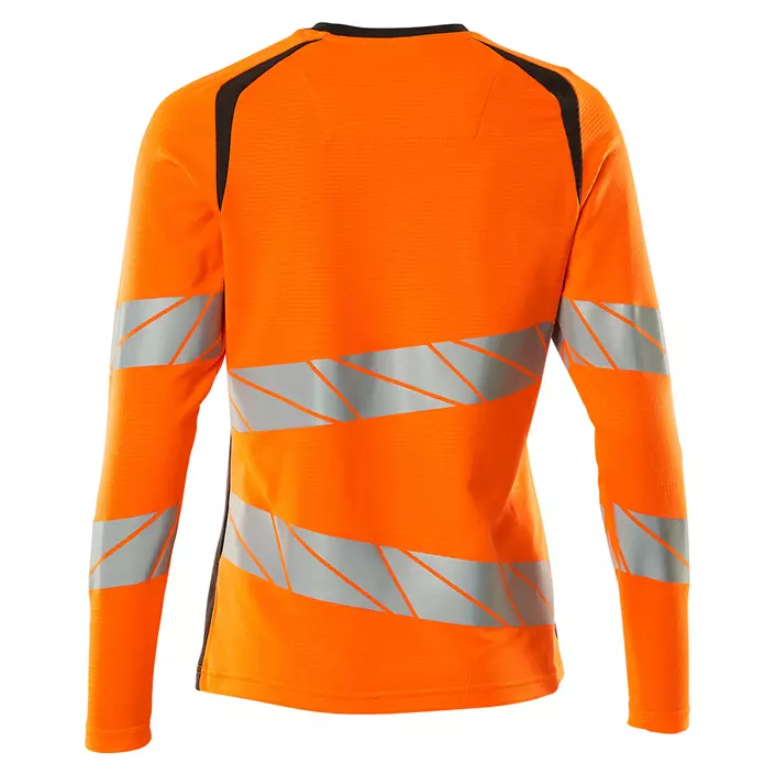 Mascot Accelerate Safe women's long-sleeved T-shirt, Hi-vis Orange/Dark anthracite, large image number 1