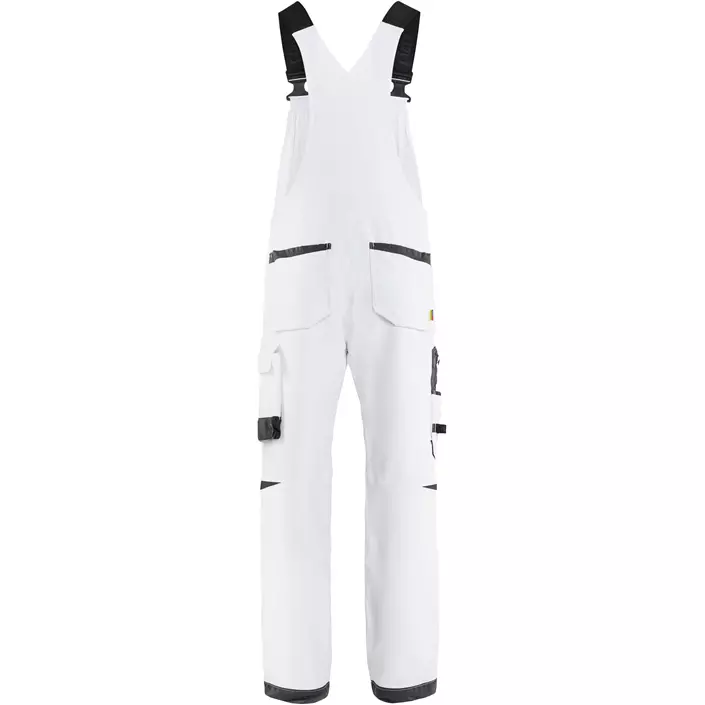 Blåkläder Latzhose full stretch, Weiss/dunkelgrau, large image number 1