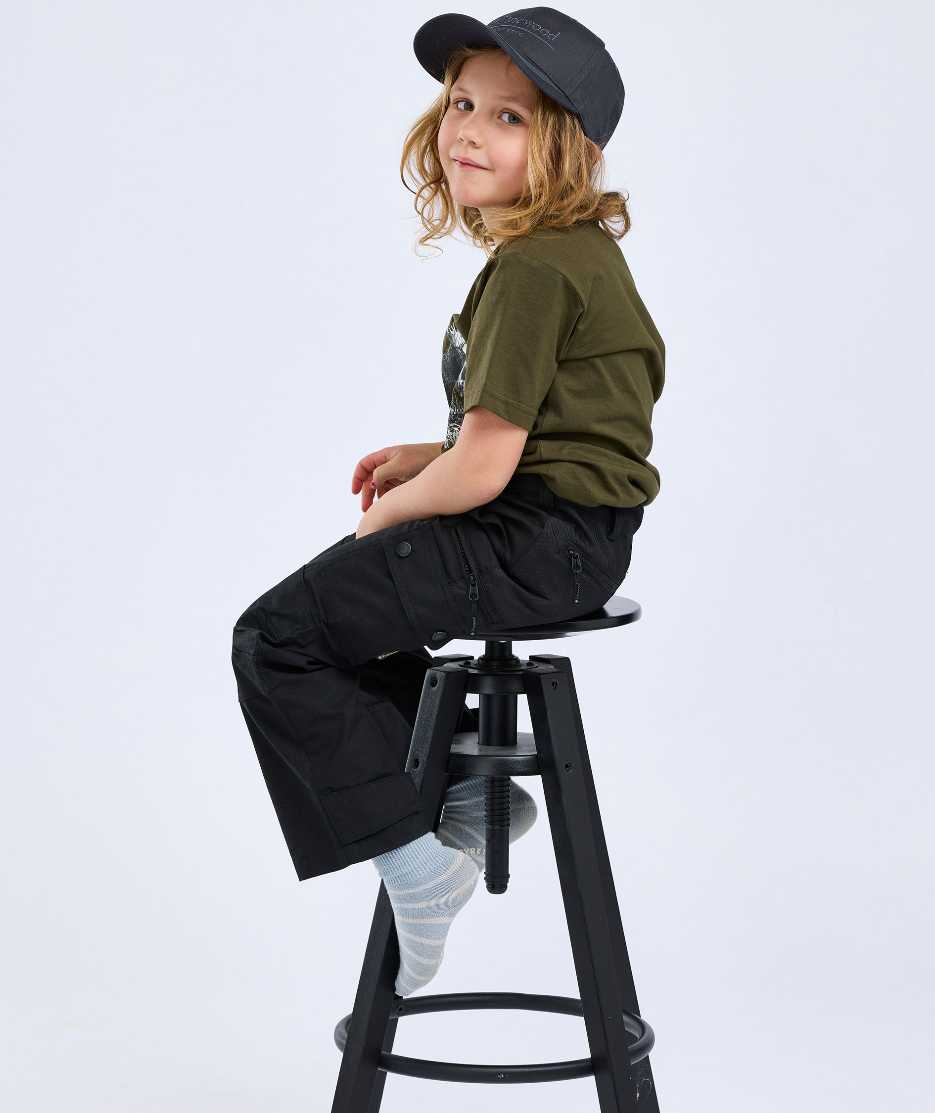 Pinewood&nbsp;Moose T-shirt til b&oslash;rn, Green, large image number 4