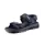 Arbesko 1397 women's work sandals, Black, Black, swatch