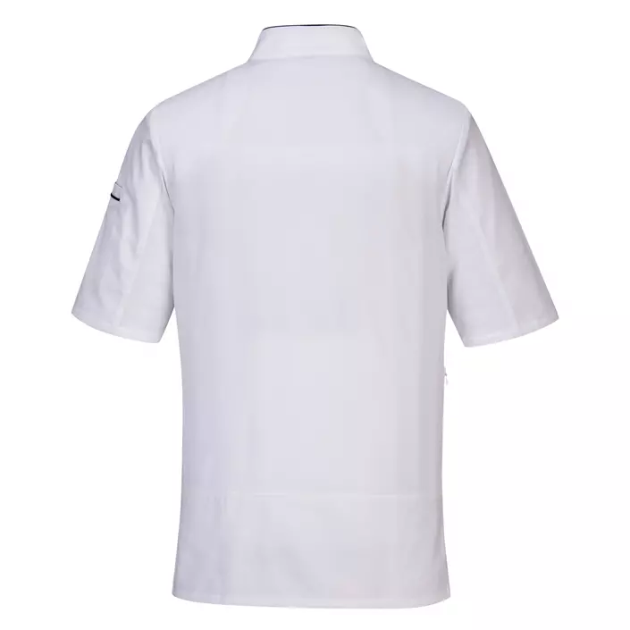 Portwest Surrey short-sleeved chefs jacket, White, large image number 1