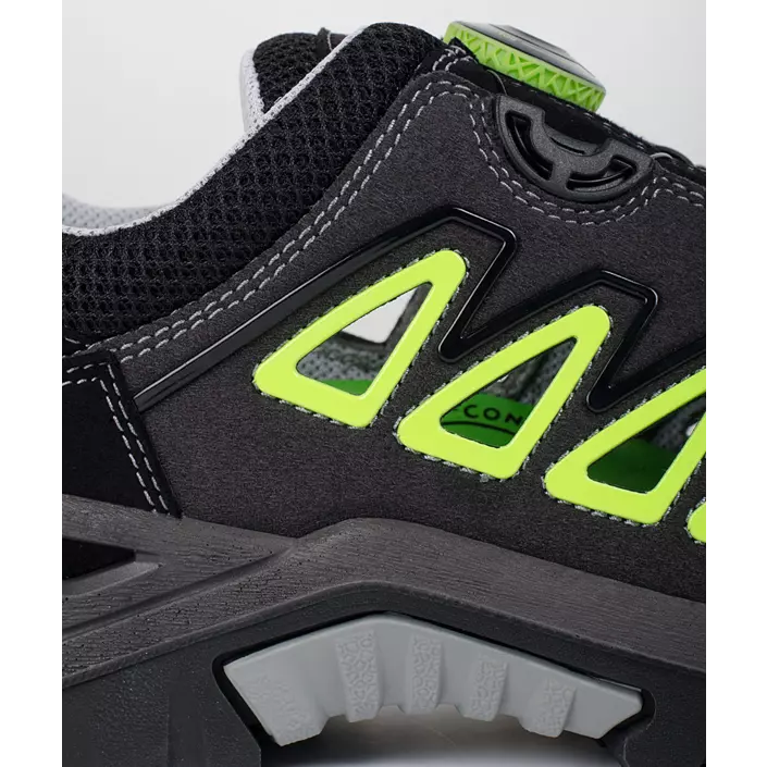 Jalas 9538 Exalter Easyroll safety sandals S1P, Black/Green, large image number 1