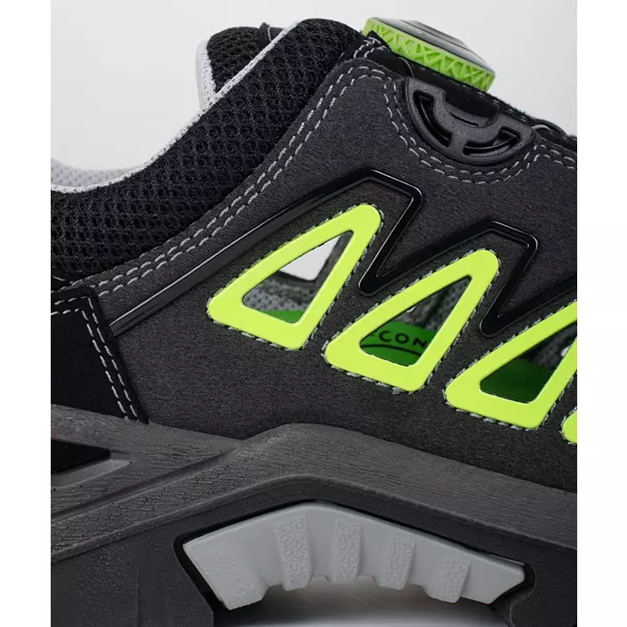 Jalas 9538 Exalter Easyroll safety sandals S1P, Black/Green, large image number 1