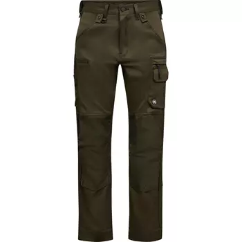 Engel X-treme work trousers, Forest green