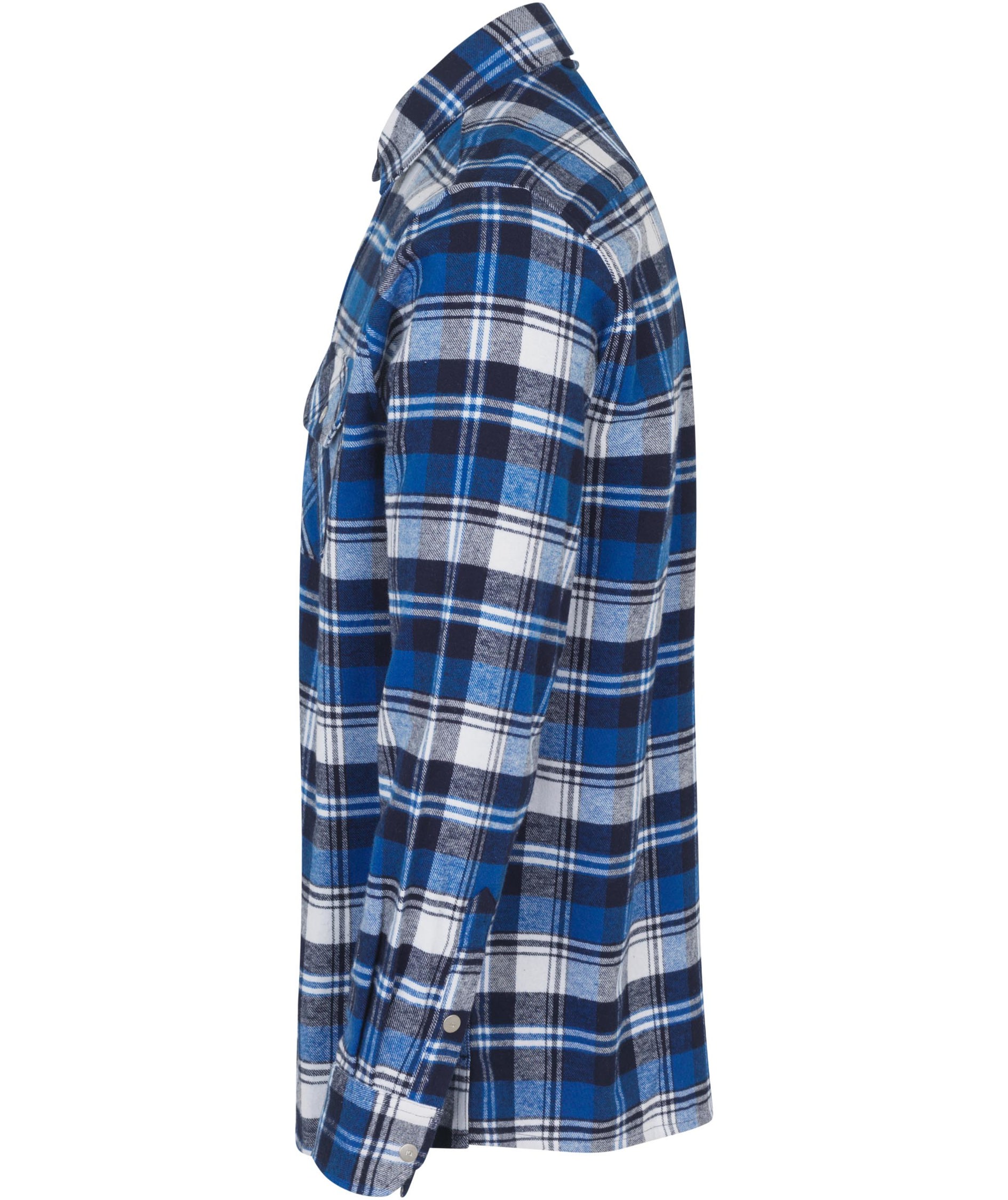 ID Green Leaf flannelskjorte, Kongebl&aring;, large image number 3