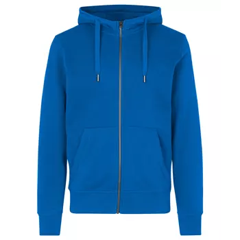 ID hoodie with zipper, Azure