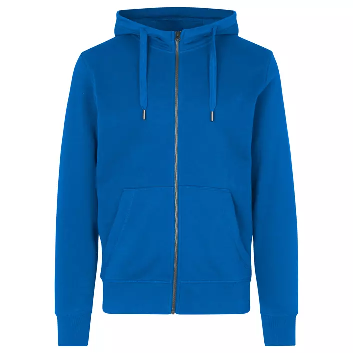 ID Core hoodie med dragkedja, Azure, large image number 0