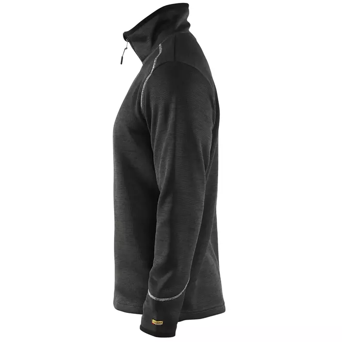 Blåkläder sweatshirt half zip, Antracitgrå/Vit, large image number 2