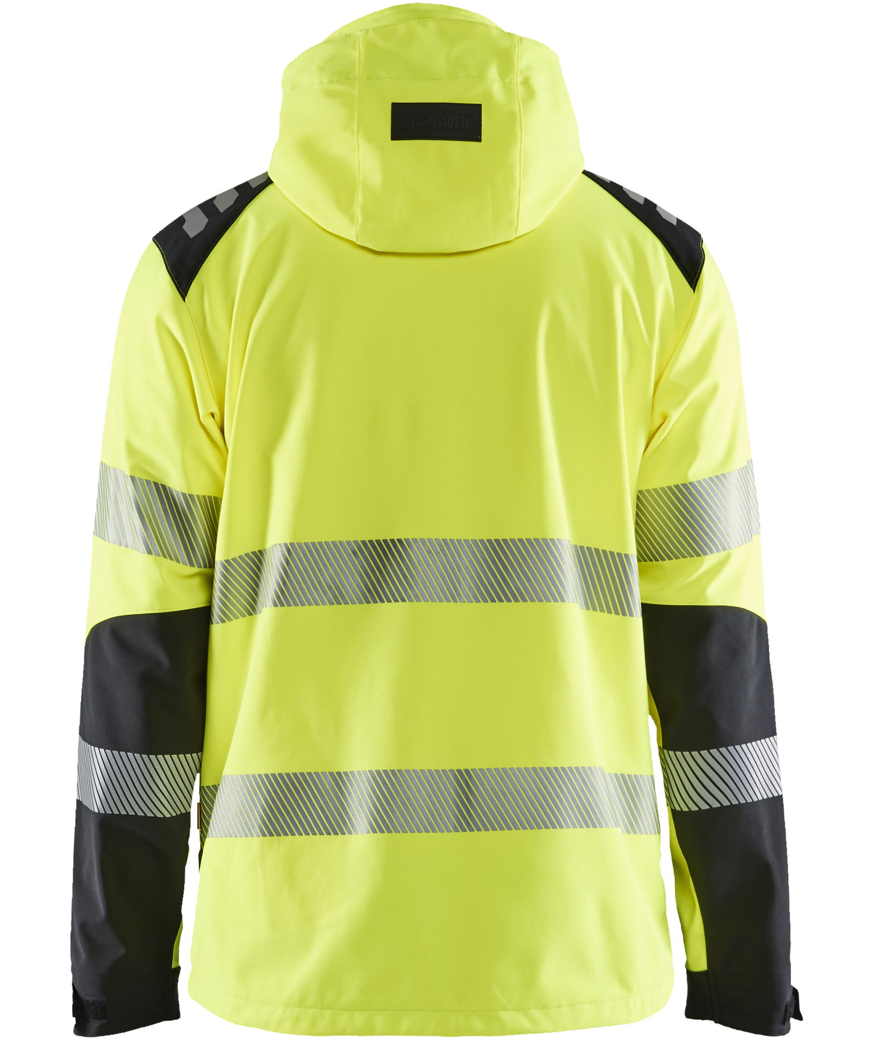Bl&aring;kl&auml;der softshelljakke, Hi-vis Gul/Sort, large image number 2