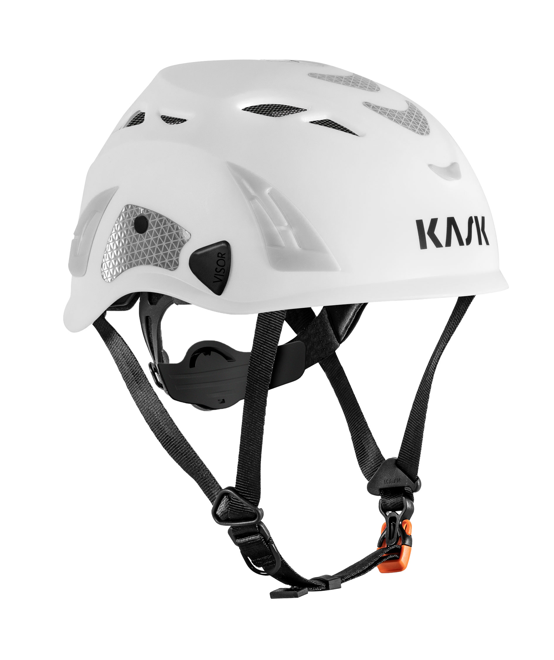 Kask Superplasma HI-VIZ safety helmet, White