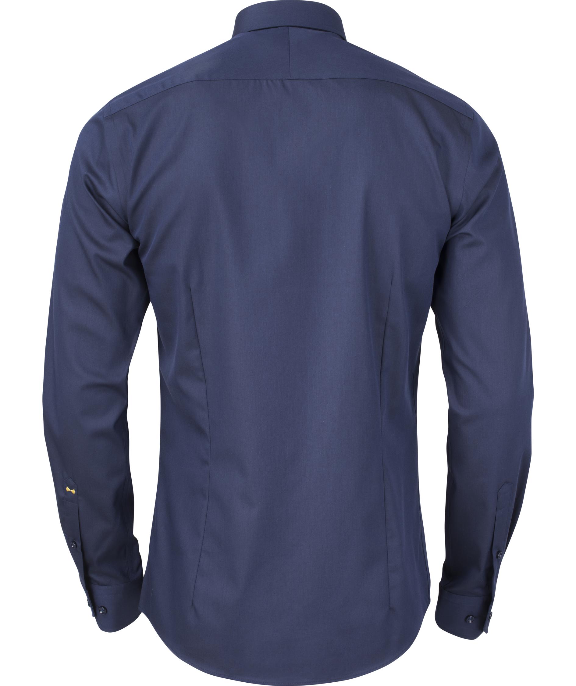 J. Harvest & Frost Twill Yellow Bow 50 regular fit shirt, Navy, large image number 1