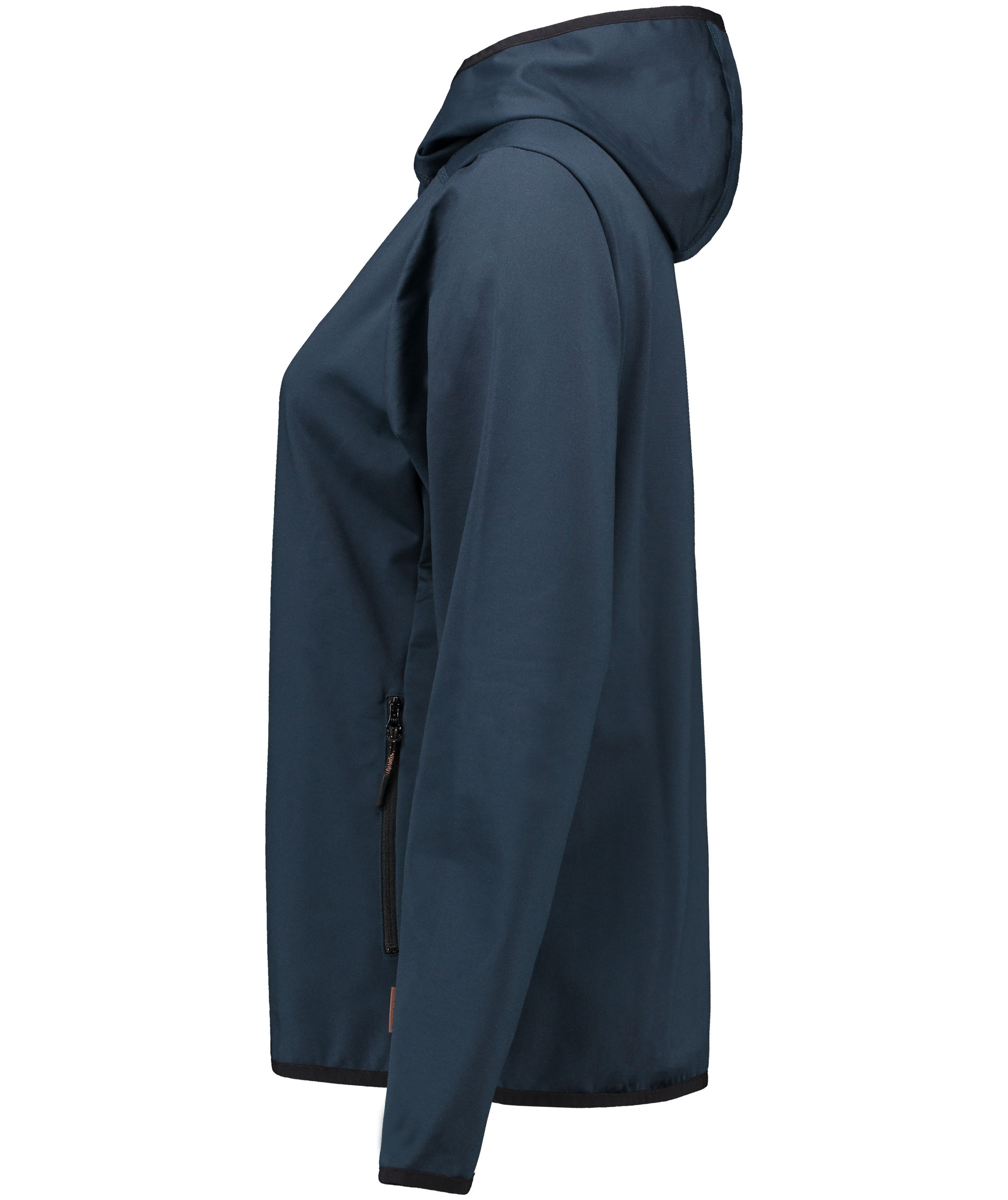 Westborn hoodie med dragkedja dam, Midnight Blue, large image number 6