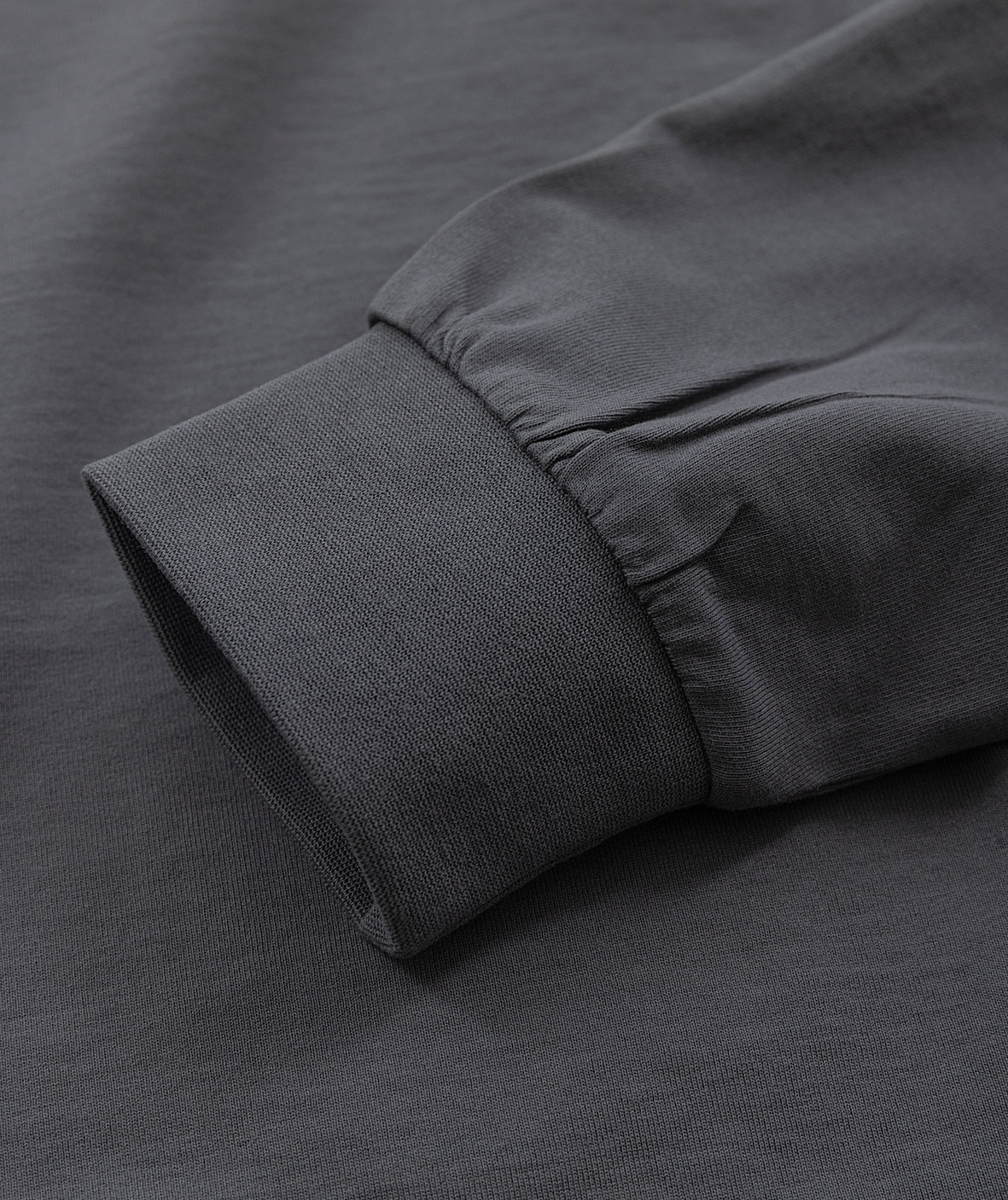 Fristads Heavy l&aring;ng&auml;rmad T-shirt 7071 GTM, Gr&aring;/Svart, large image number 5