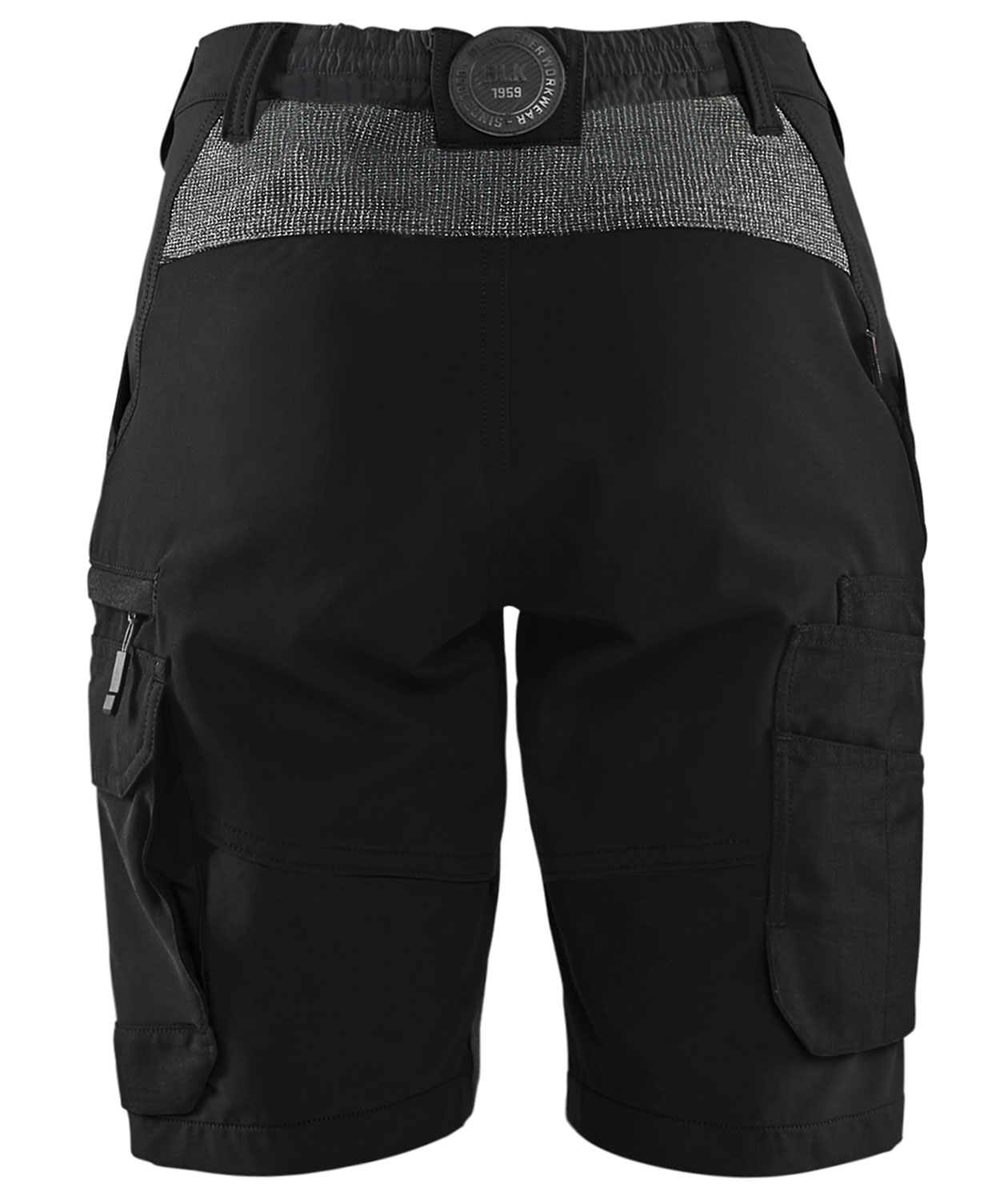 Bl&aring;kl&auml;der women's serviceshorts full stretch, Black/Dark Grey, large image number 1