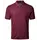 Belika Valencia polo T-shirt med lynlås, Burgundy melange, Burgundy melange, swatch