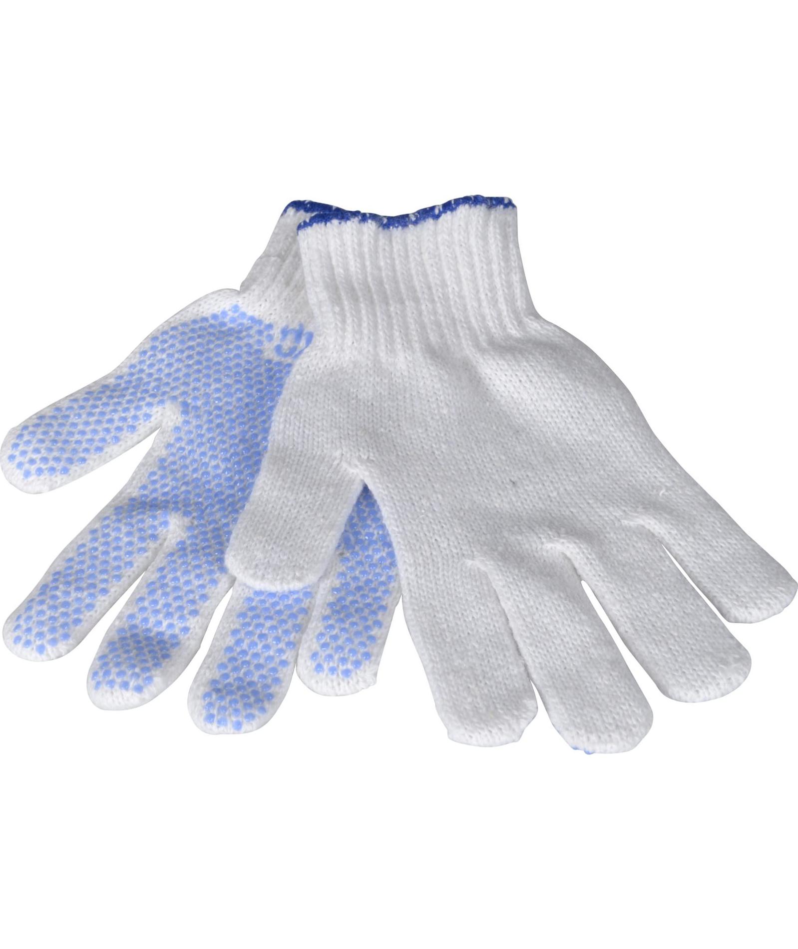 OX-ON Knitted Supreme 13600 arbetshandskar, Vit/Bl&aring;, large image number 4