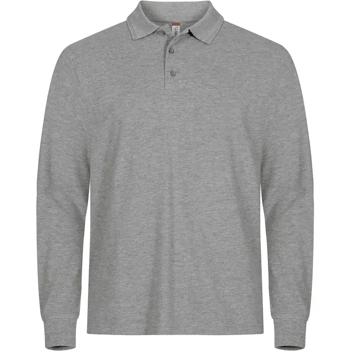Clique Manhattan polo shirt, Grey Melange, large image number 0