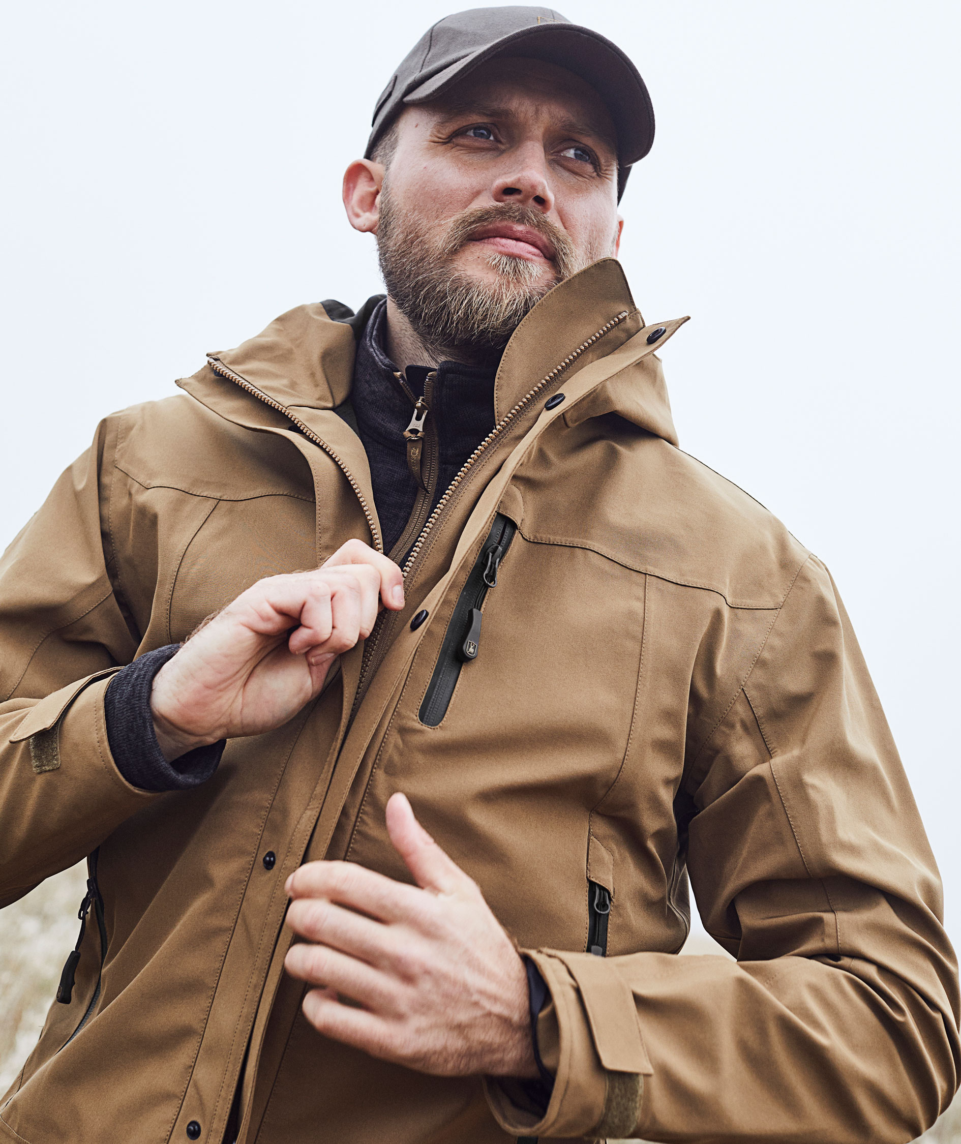 Deerhunter Sarek shell jacket, Butternut, large image number 7