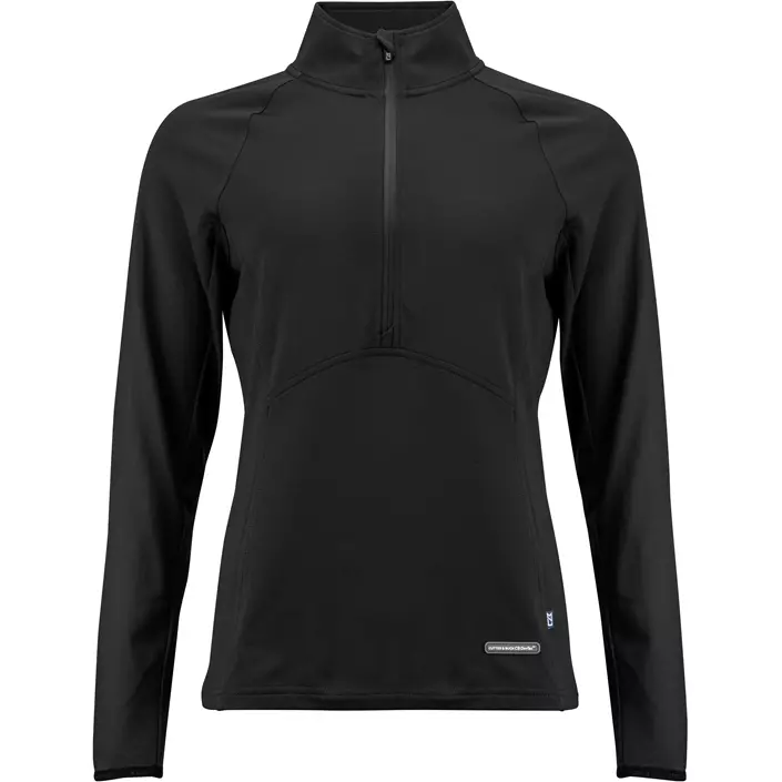 Cutter & Buck Adapt Half-zip Damen Sweatshirt, Black, large image number 0
