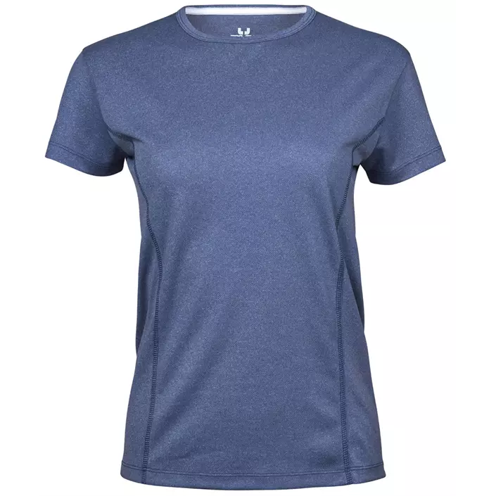 Tee Jays Performance T-shirt dam, Blåmelerad, large image number 0