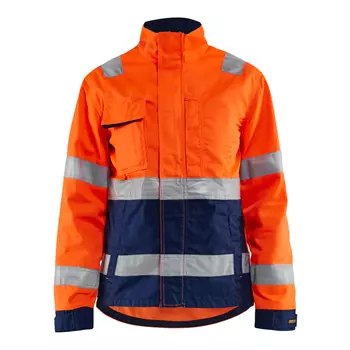 Blåkläder Damen Arbeitsjacke, Hi-vis Orange/Marine