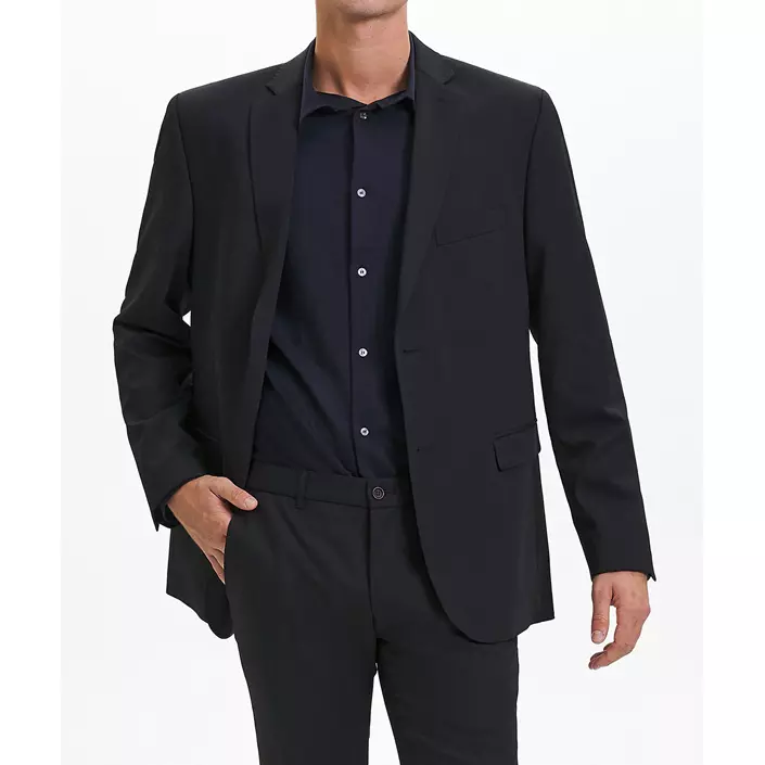 Sunwill Traveller Bistretch Regular fit blazer, Svart, large image number 1