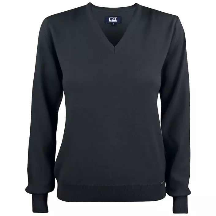 Cutter & Buck Everett women's sweatshirt with merino wool, Black, large image number 0