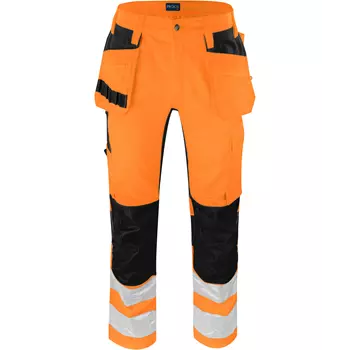 ProJob craftsman trousers 6570, Hi-Vis Orange/Black