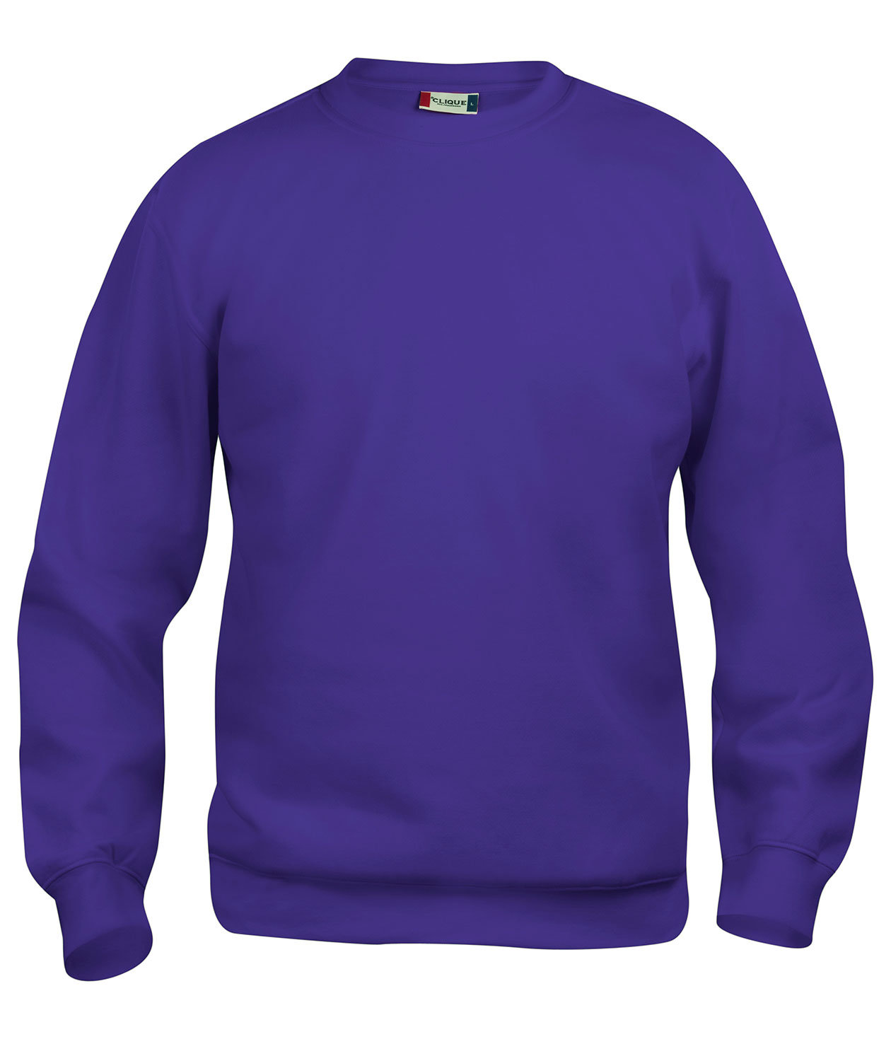 Clique Basic Roundneck sweatshirt, Skarp Lila