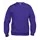 Clique Basic Roundneck sweatshirt, Skarp Lila, Skarp Lila, swatch