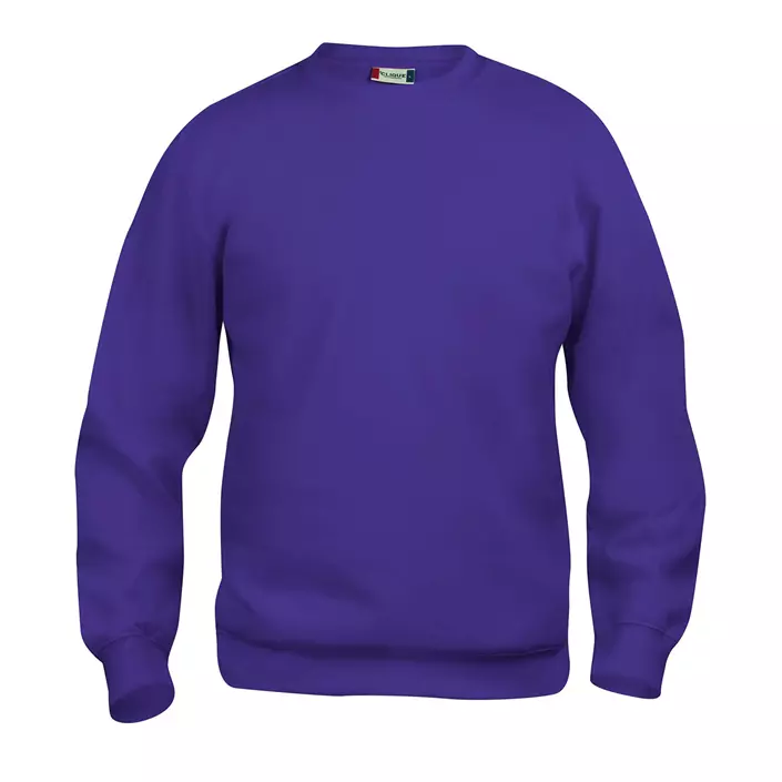 Clique Basic Roundneck sweatshirt, Strong Purple, large image number 0