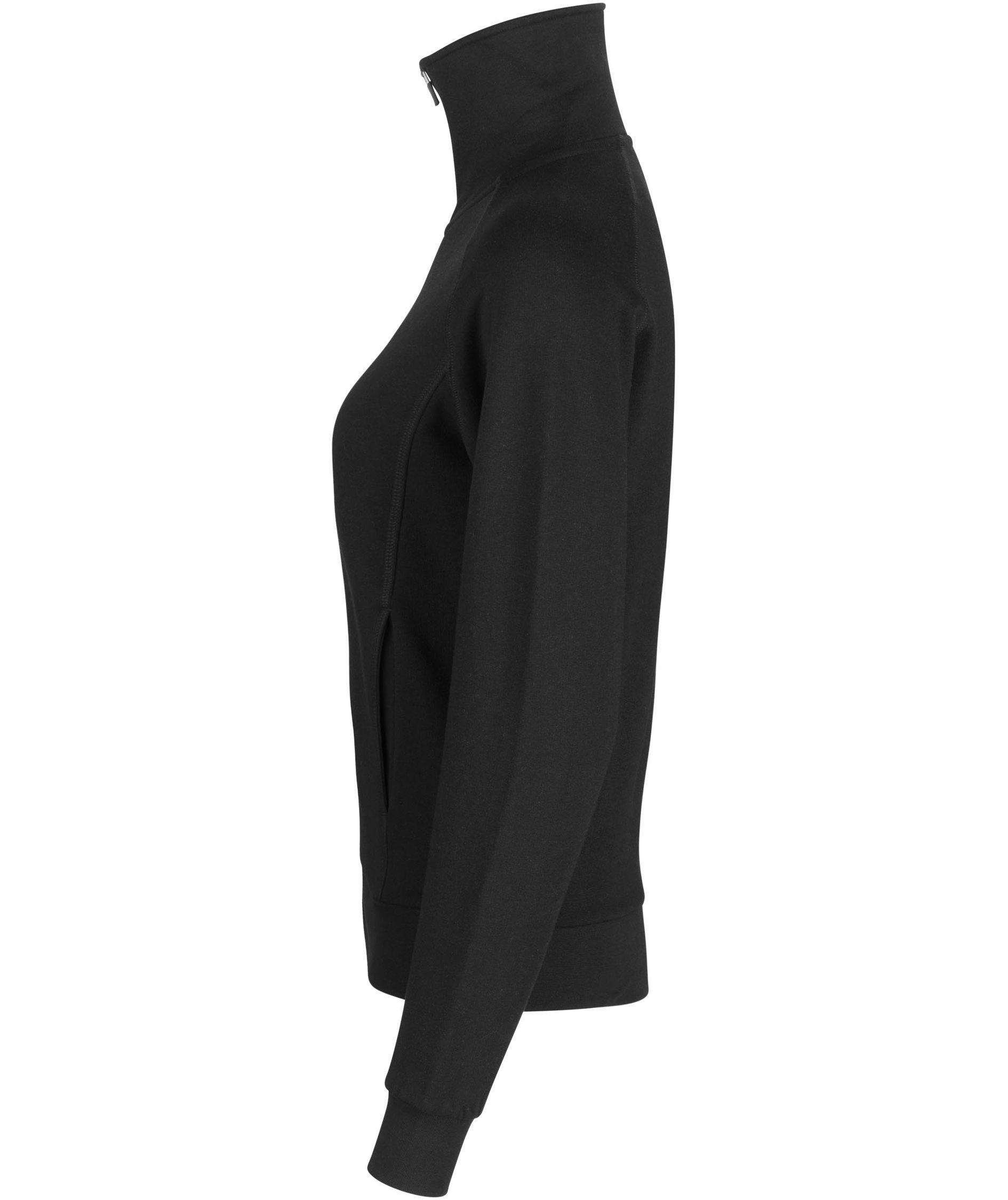 ID sweat dame cardigan, Svart, large image number 2