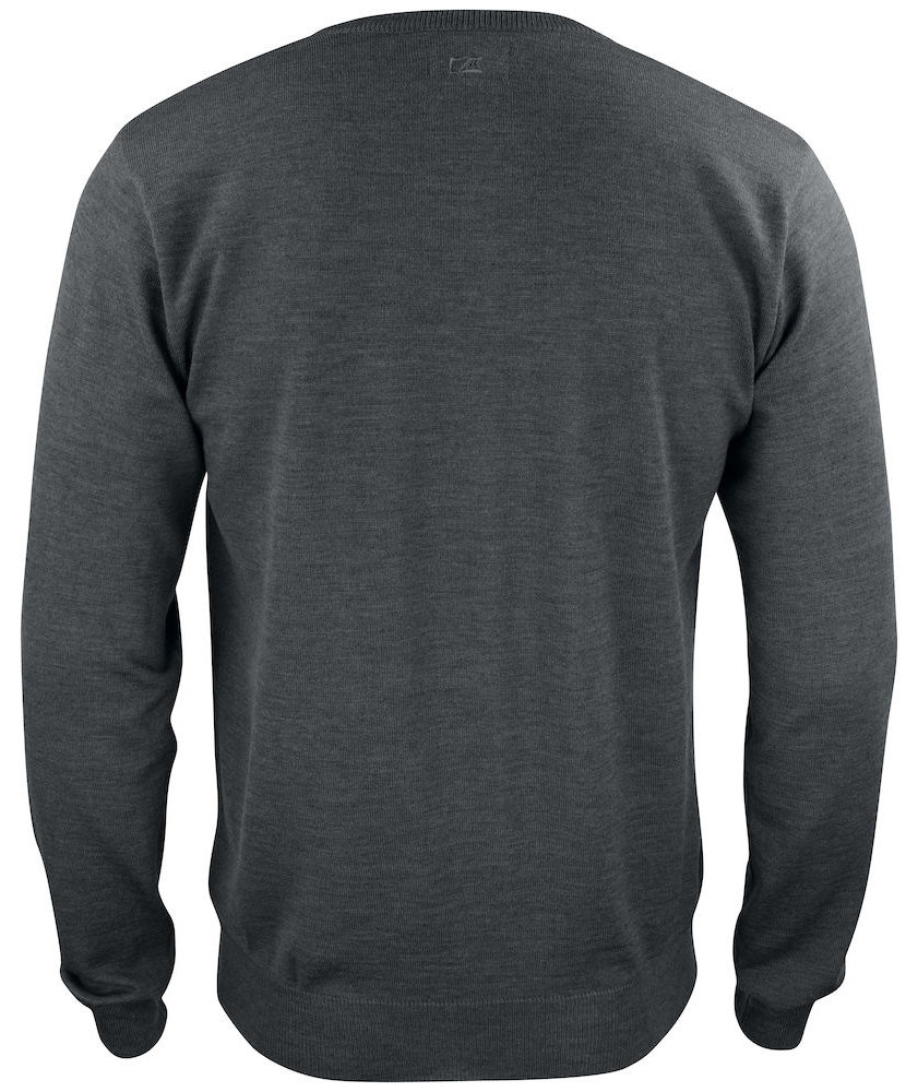 Cutter & Buck Everett sweatshirt with merino wool, Antracit Melange