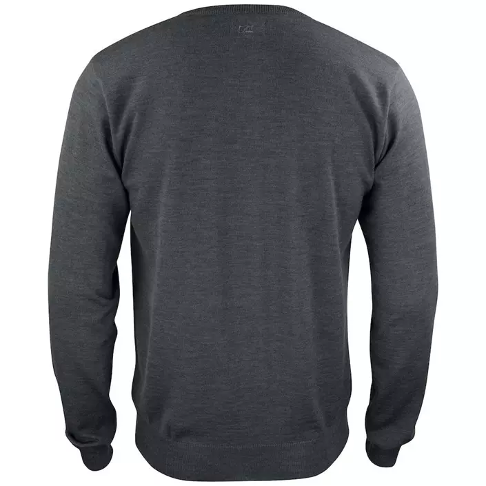 Cutter & Buck Everett sweatshirt with merino wool, Antracit Melange, large image number 1