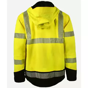 Lyngsøe stretch shell jacket, Hi-vis Yellow/Black