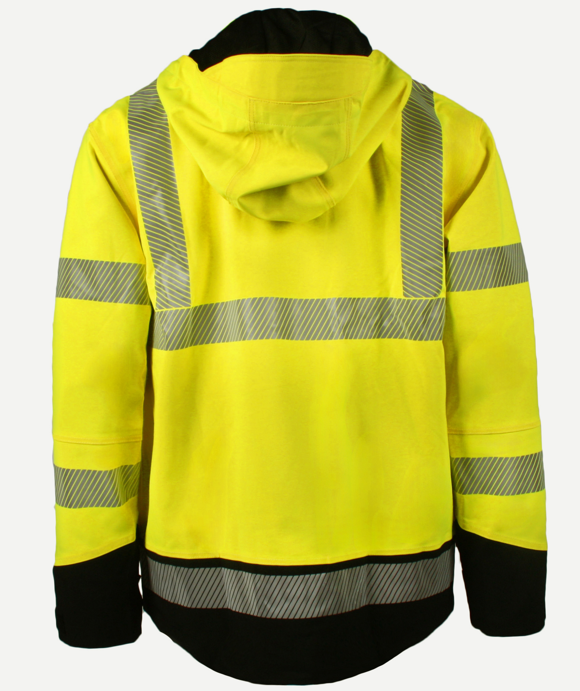 Lyngs&oslash;e stretch shell jacket full stretch, Hi-vis Yellow/Black, large image number 2
