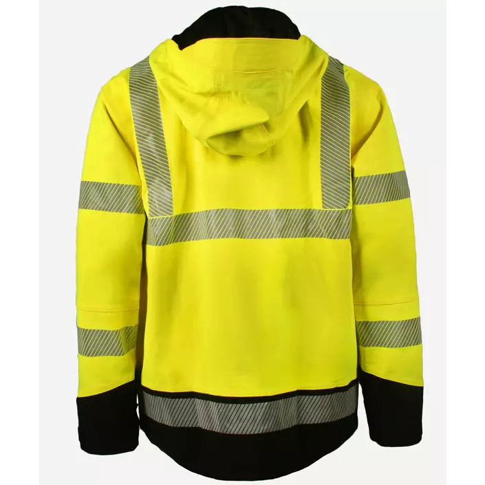 Lyngsøe stretch shell jacket, Hi-vis Yellow/Black, large image number 1