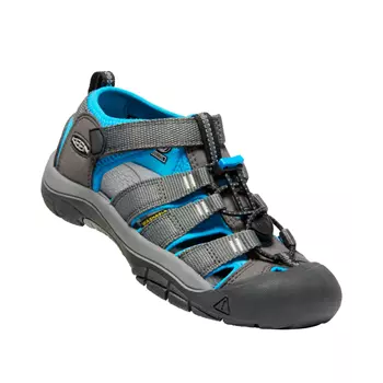 Keen Newport H2 Y junior sandaler, Magnet/Brilli Blue