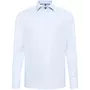 Eterna Twill Modern fit skjorte, Lyseblå/Hvid