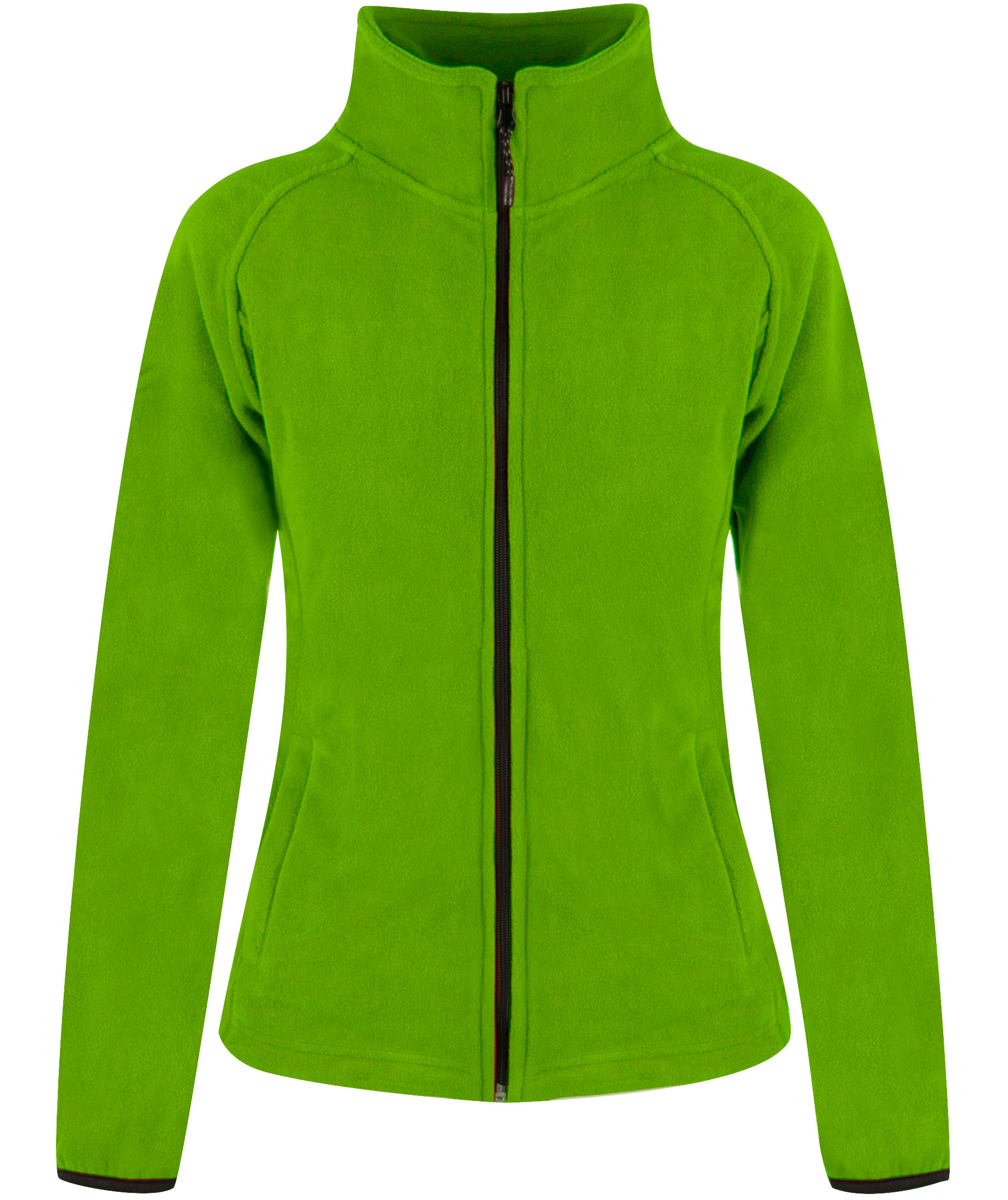 YOU Vera women's fleece jacket, Safety green, Safety green, swatch