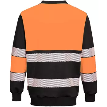 Portwest PW3 sweatshirt, Hi-Vis Orange/Black