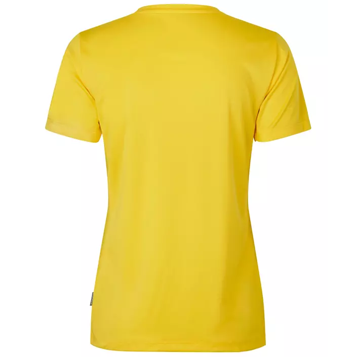 GEYSER Essential interlock dame T-shirt, Gul, large image number 1