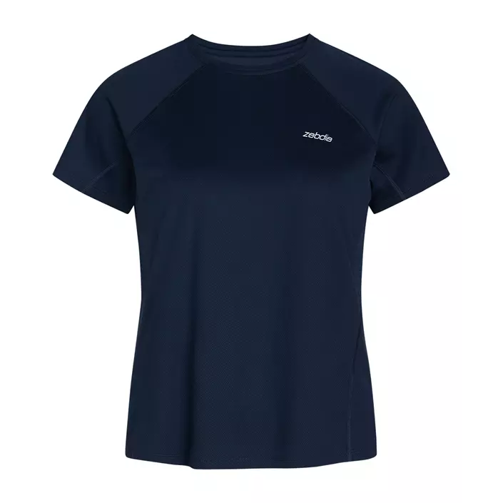 Zebdia sports T-shirt dam, Navy, large image number 0
