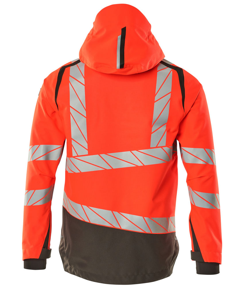 Mascot Accelerate Safe shell jacket, Hi-vis red/Dark anthracite