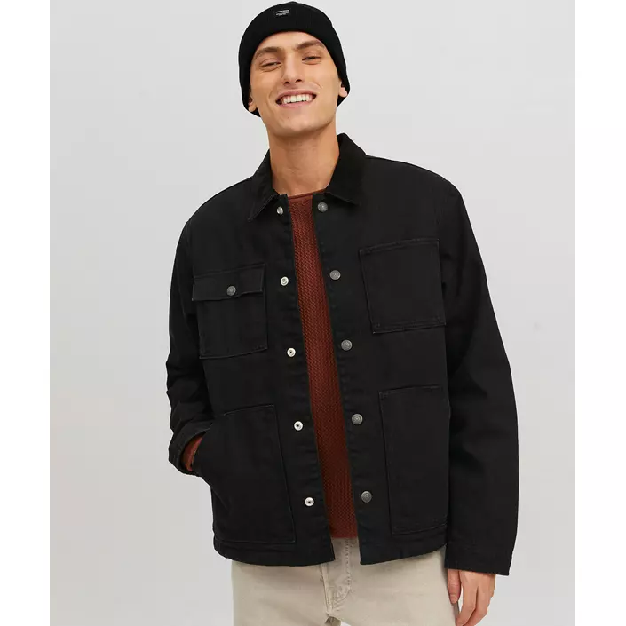 Jack & Jones JACDNA Beanie, Sort, Sort, large image number 3