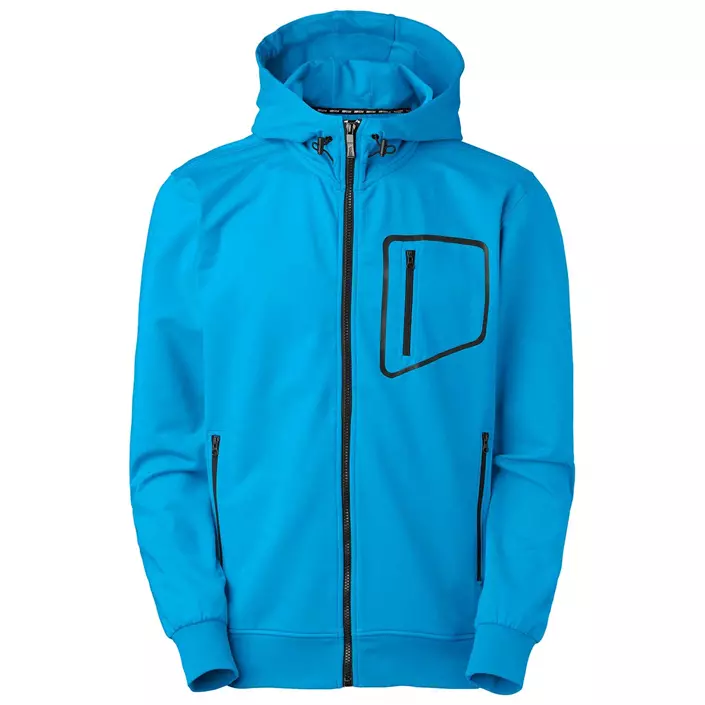 South West Madison hoodie med blixtlås, Blå, large image number 0