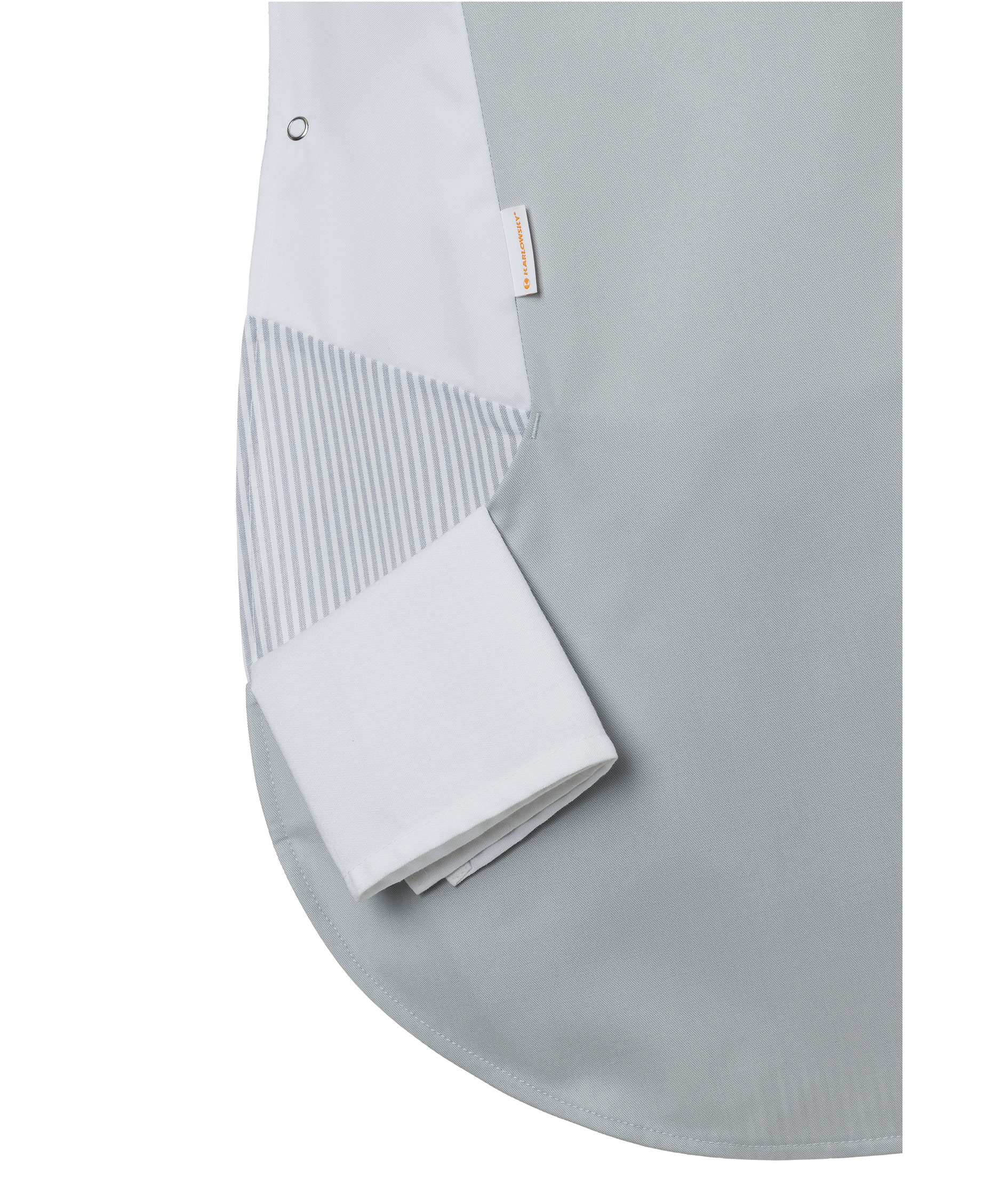 Karlowsky Laila women's sandwich apron, Light grey/white, large image number 5