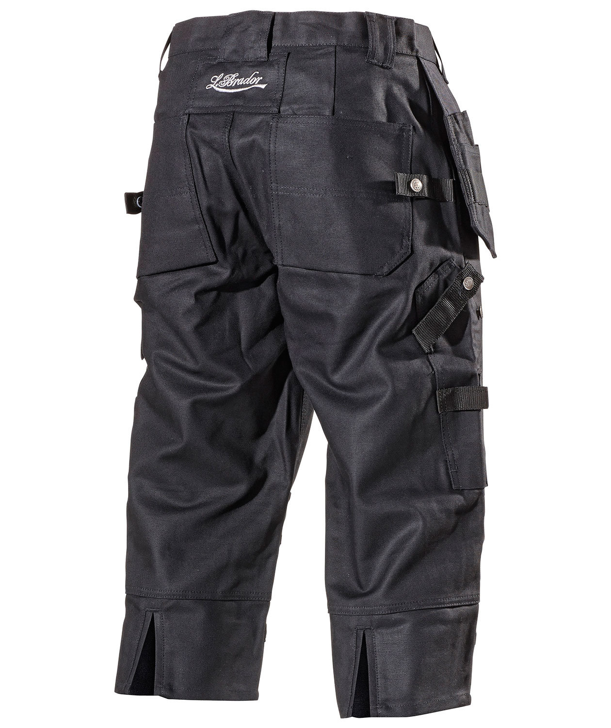 L.Brador women&acute;s craftsman knee pants 121B, Black, large image number 1